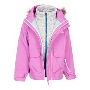 Trespass Childrens/Kids Outshine 3 in 1 Waterproof Jacket / Pink